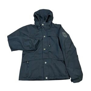 Bonfire Gold 15K 10K Tuffdry Women's Jacket Fleece Lined Black Size Small‎